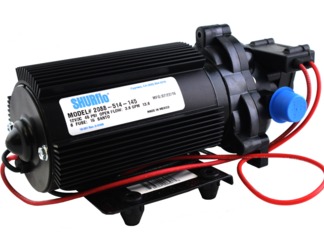 12VDC Premium Demand Diaphram Pump (Fin Cooled Motor) - Shurflo