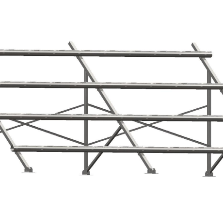 10 Panel 40° Fixed Tilt Ground Mount Rack