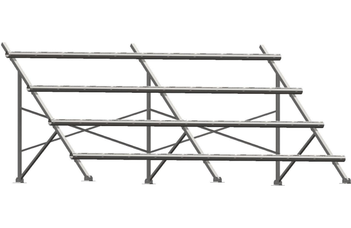 30 Panel 40° Fixed Tilt Ground Mount Rack